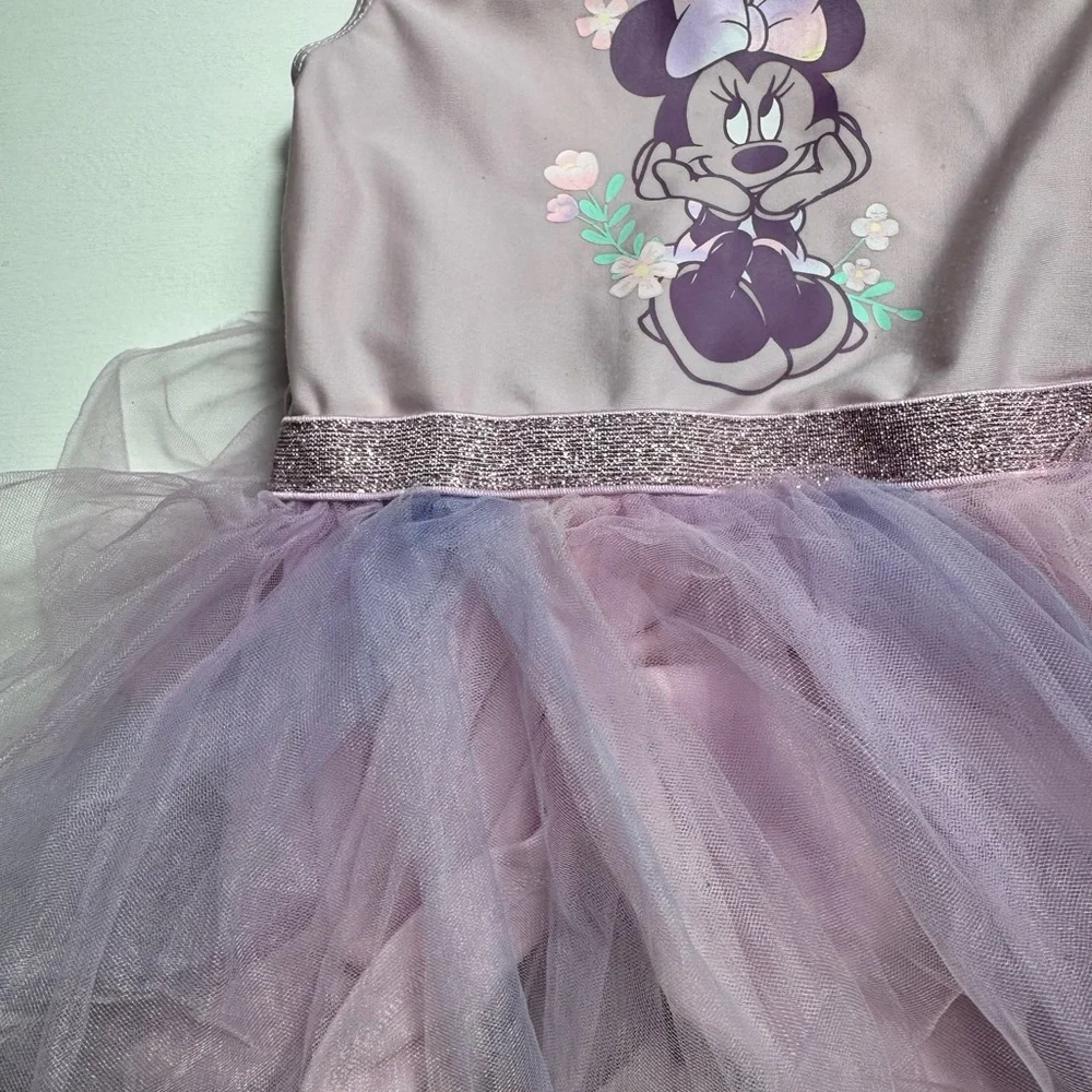 Disney pink‎ and Purple Minnie Mouse Party Dress Size 2T Tutu